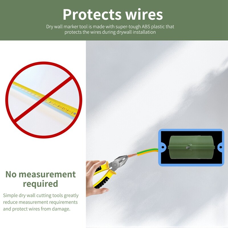 Drywall Outlet ,Drywall Marking Tool for Electrical Outlets,Wire 5613