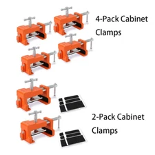 PONY Cabinet Clamps Face Frame Clamps for Installing Cabinets 2-Pack/4-Pack