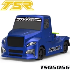 Team Saxo TS05056 1/10 Semi-Truck Body for MGT Touring (Clear) 225mm RC Part