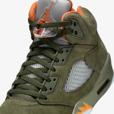 New Nike Air Jordan 5 Retro Shoes - Olive (DD0587-308) | eBay