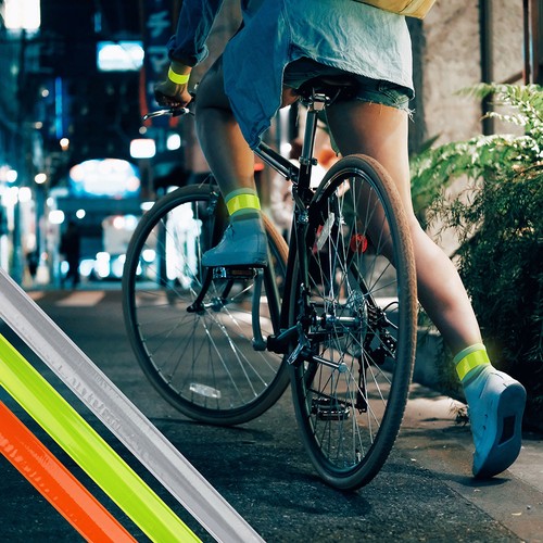 de brazo reflectante alto visor de seguridad ciclismo jogging Reino eBay