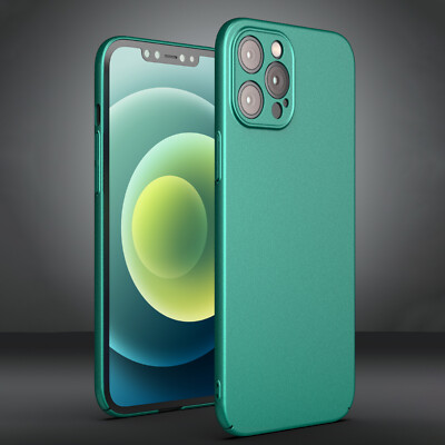 For iPhone 16 15 14 Pro Max 13 12 11 7 8 XR Slim Matte Hard PC Back Case Cover
