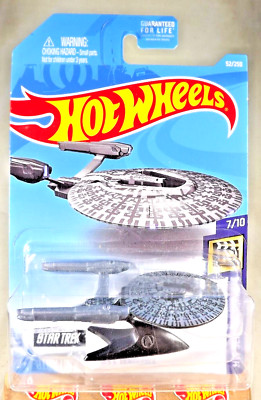 2019 Hot Wheels #52 HW Screen Time- Star Trek 7/10 U.S.S. VENGEANCE Dark Gray