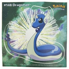 Pokemon Collect 'em Stick-Ups Dragonair #148 Large 4” Sticker Priss Prints