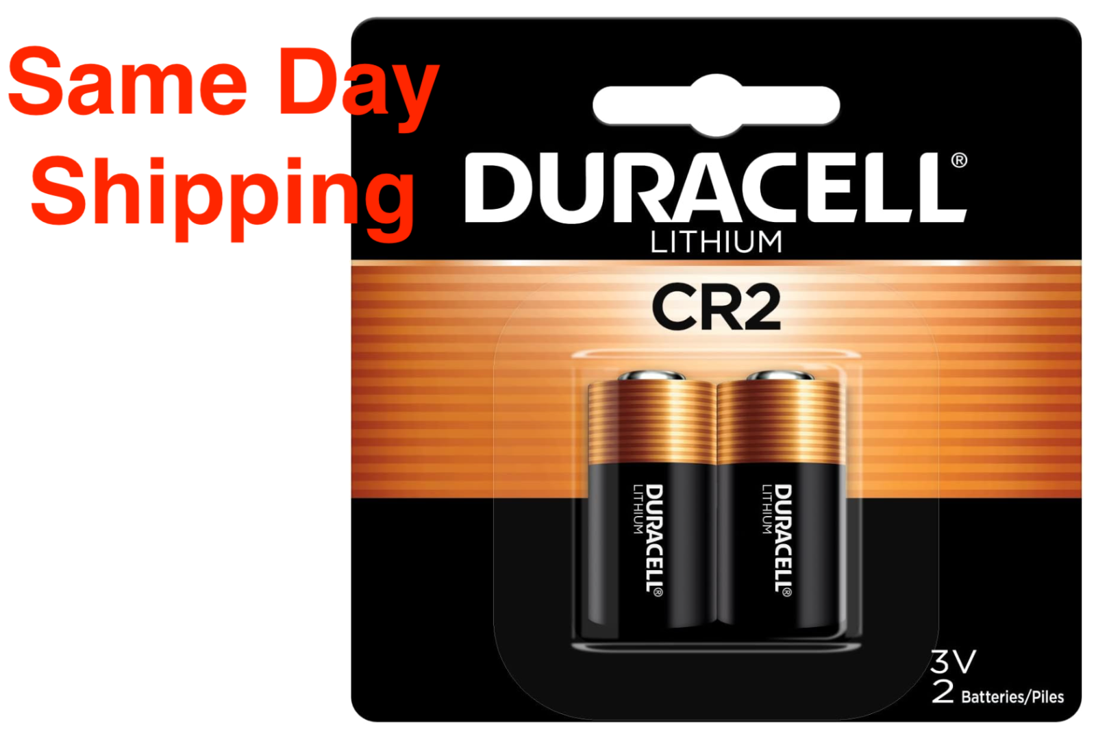 2 CR2 3v lithium battery 3v camera EXPIRE 03/2027 (2 batteries) NON
