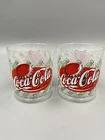 Vintage 2000 - Coca-Cola Plastic Drinking Cups Tumblers Bottles Design READ