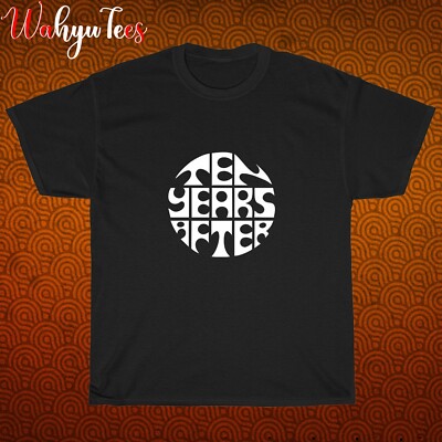 New Ten Years After Alvin Logo Black/Grey/Navy/White Size S-5XL Unisex T-Shirt