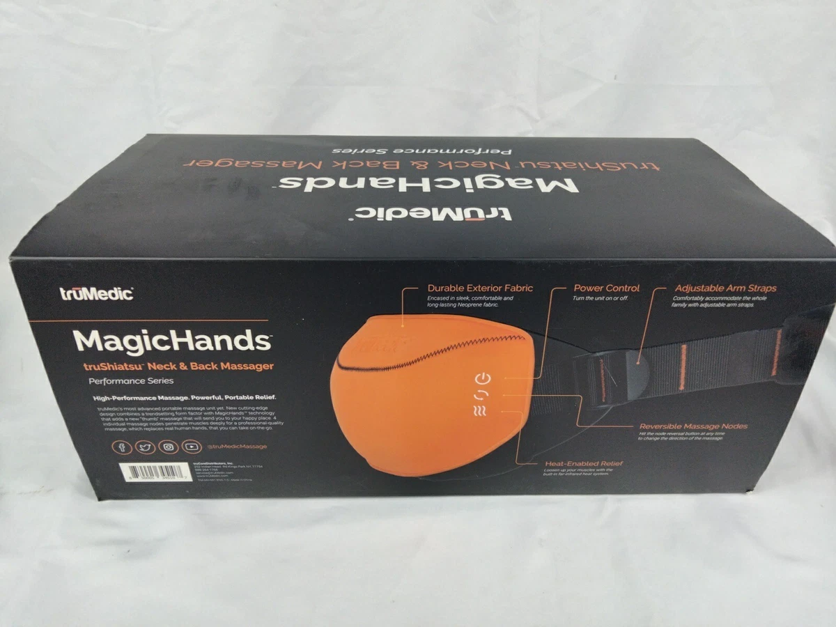 Tru shiatsu neck outlet and back massager