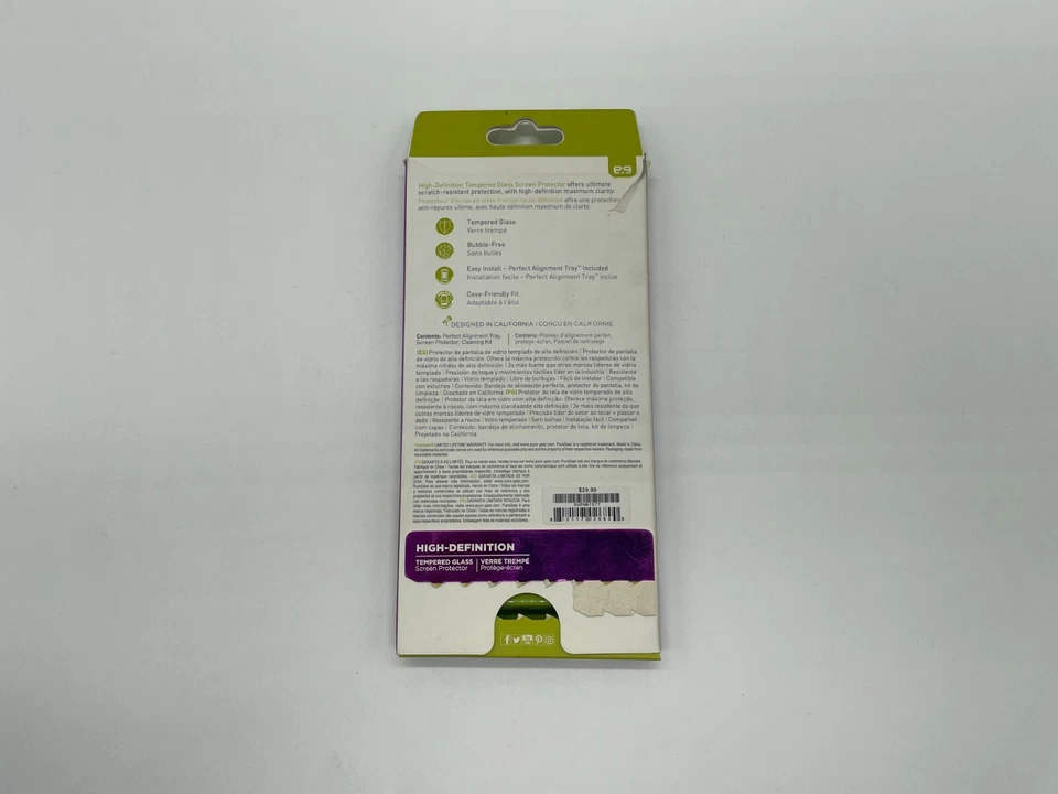 PUREGEAR HIGH DEF TEMPERED GLASS SCREEN PROTECTOR iPhone8 /7 PLUS/6S PLUS/6 PLUS - Image 2 of 4