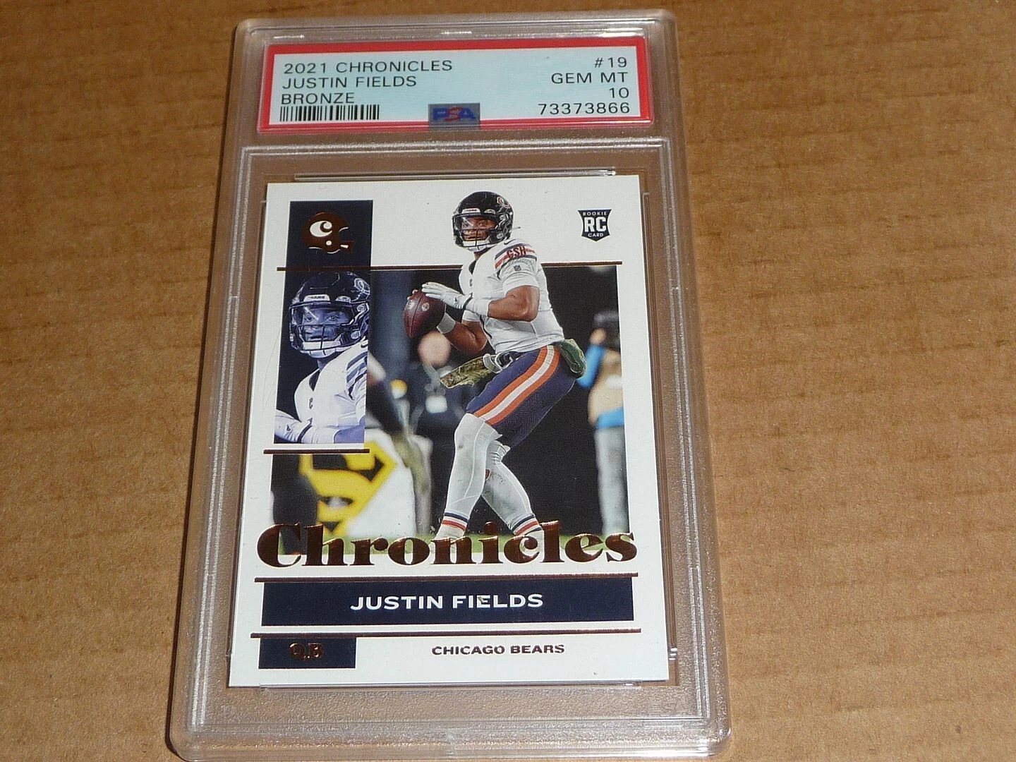 Justin Fields Panini Chronicles #19 Bronze