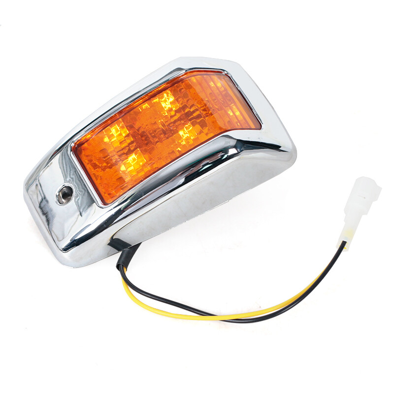 2Pcs LED Electroplated Turn Signal Light For Hino 500 700 Ranger Truck Fc Fd Gd