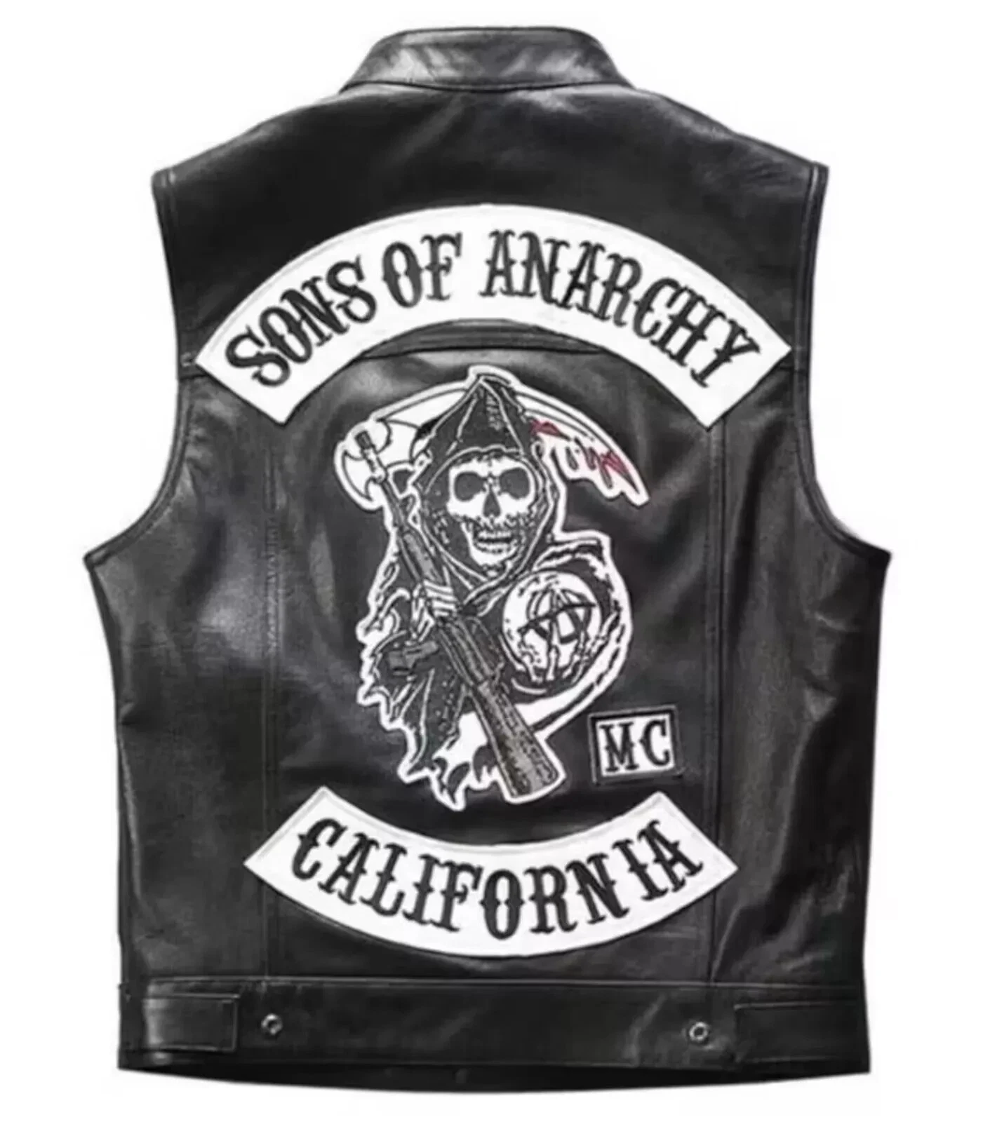 Jax Teller Vest, SOA Leather Vest, Men's Sons of Anarchy Redwood Original Presid
Opens in a new wind