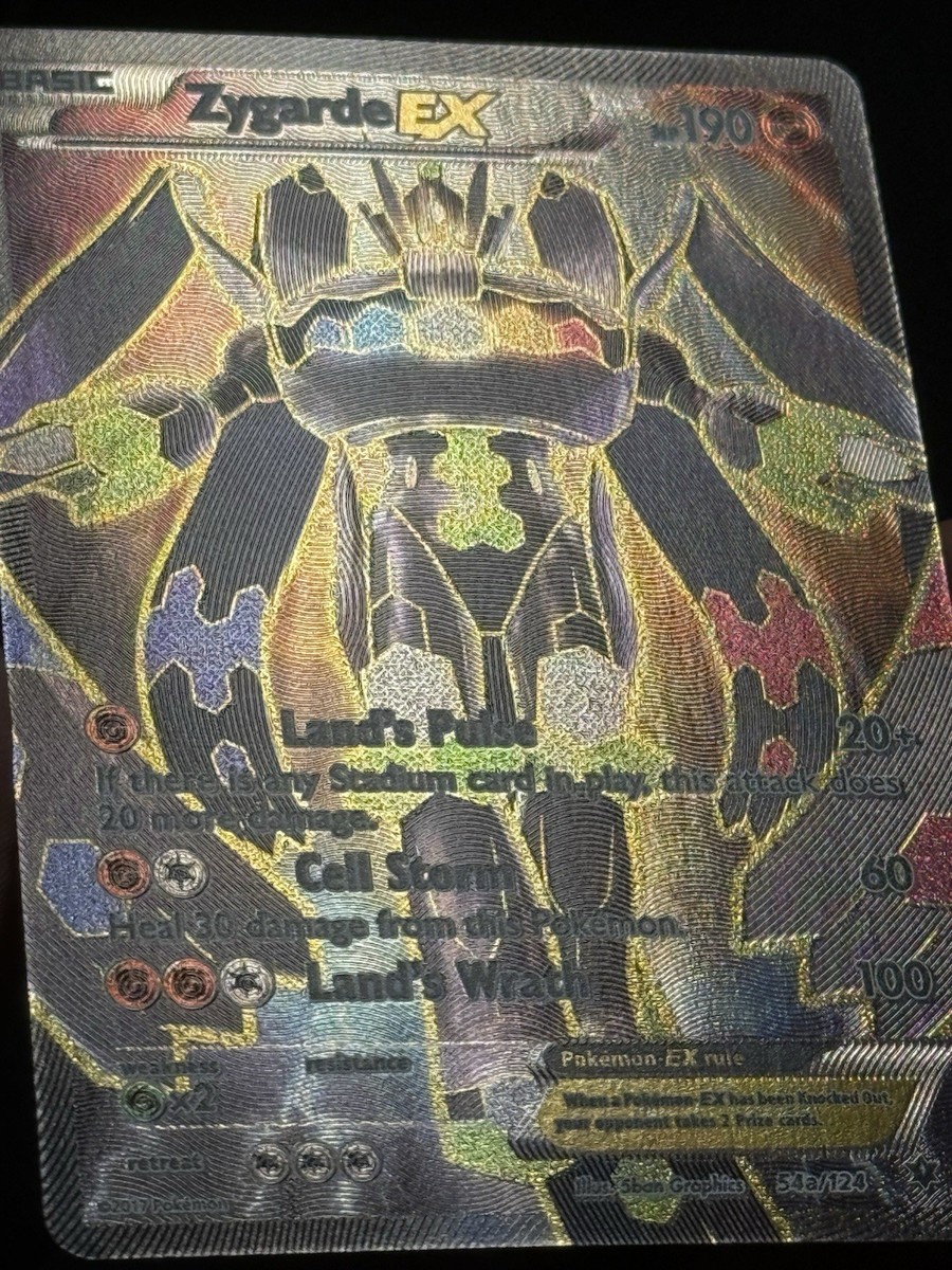 Pokemon TCG - Zygarde EX - Fates Collide 54a/124 Alternate Art