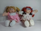 Vintage Cabbage Patch Doll Lot Of 2, 1985 Both Have Single Tooth, 1 With Glasses