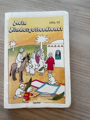 Mein Kindergottesdienst 1994/95, Block, Karten mit Text + Bild entnehmbar