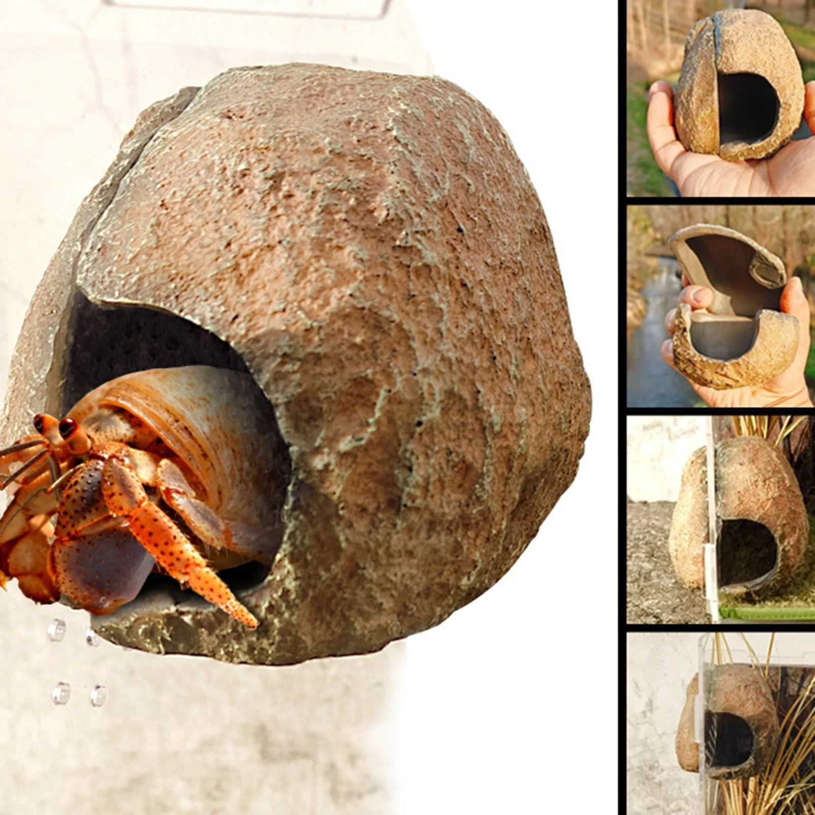 Aquarium Rock Cave Fish Tank Ornament Landscaping Accessories Natural Aquarium
Opens in a new window