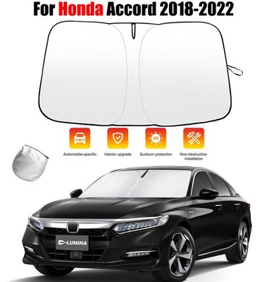 For Honda Accord 2018-22 Car Windshield Cover Sun Shade Visor UV Block Protector