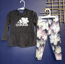 Girls Adidas Hoodie Set Size 24mons