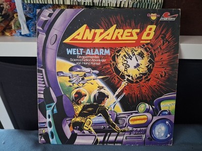 Antares 8 Welt-Alarm Maritim 47 519 NW Science Fiction Hörspiel LP Vinyl VG