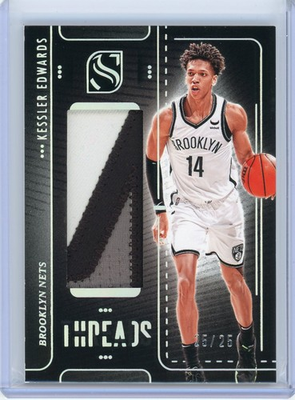 #ad 2024 25 Panini Silhouette #THR KEW Kessler Edwards Threads Holo Silver 25 25 $7.19