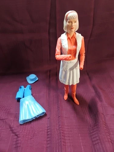 Marx Johnny West Series Jane West action figure with selected clothing