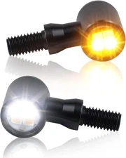 Universal Motorcycle Turn Signals Switchback LED Turn Signal Kit Front Mini