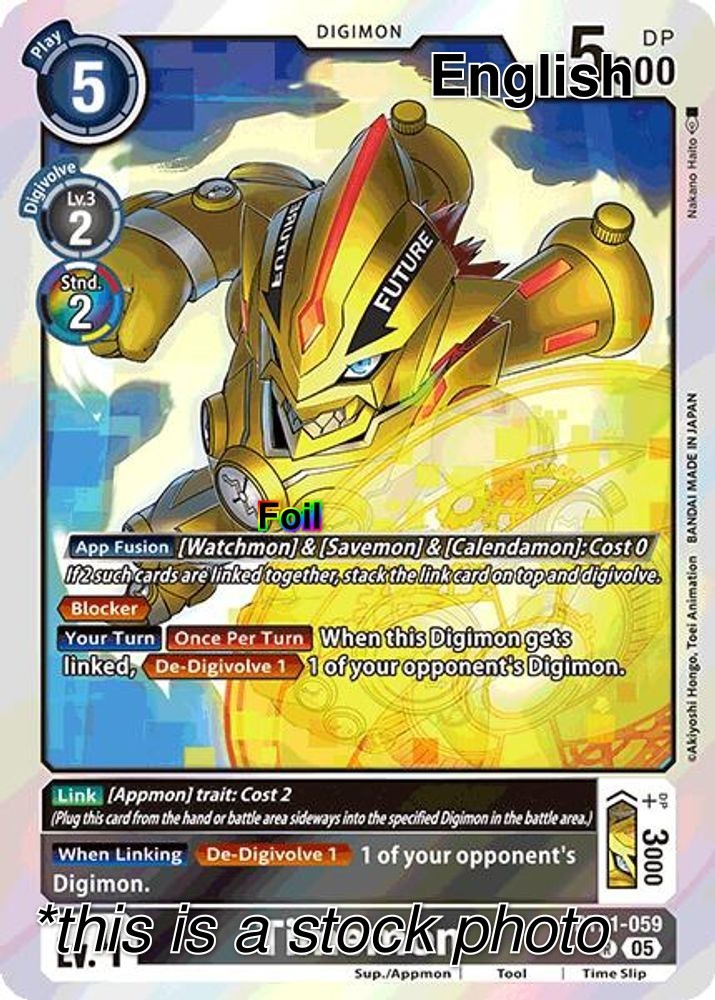 Timemon [Foil NM - World Convergence BT21-059 R]