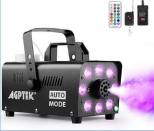 AGPTEK Smoke Machine Fog Machine with 13 Colorful LED Lights Effect 500W