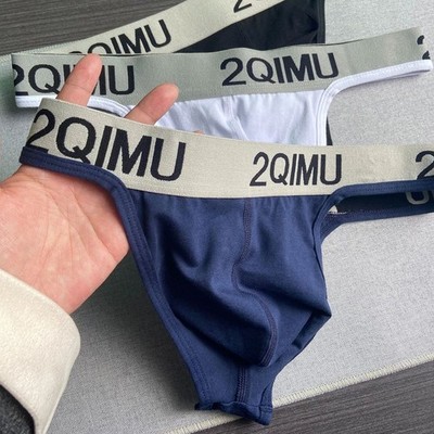 Herren G-String Unterwäsche feuchtigkeitsableitend solides Muster Stil für aktiven Lebensstil