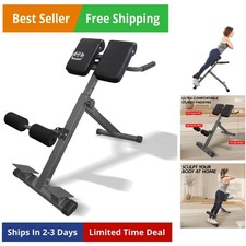 Sedia Romana Hyperextension - Panca Regolabile Panca Esercizi Pieghevole Schienale Ex...