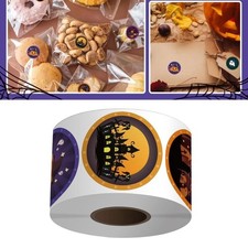 Colorful Spiders Sticker Pumpkin Sticker Decorative Sticker Labels Halloween