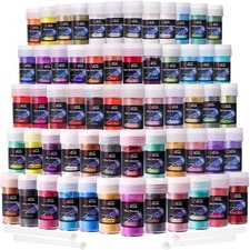 60 Colors Mica Powder Pigment for Epoxy Resin Art Crafts Tumblers Nails