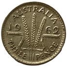 1962 Australia Threepence — photo from another recent sale