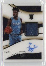 2019-20 Panini Immaculate Rookie 5/99 Jaylen Nowell #108 Patch Auto 09te