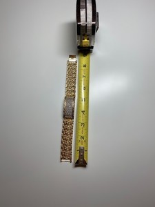 Authentic 9" 18k Gold Plated Bracelet w/ gems Shiny Cool Design
