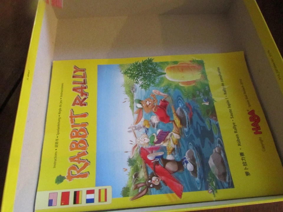 2016 HABA Board Game Rabbit Rally -  AMAZING CONDITION! Wooden - Image 4 of 4