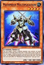 Yu-Gi-Oh TCG MYFI-DE005 SR Mathmech Multiplikation Mystic Fighters