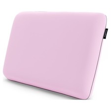 Cooling Memory Foam Pillow with Soft Cover Standard Queen Size Pale Pink Bed