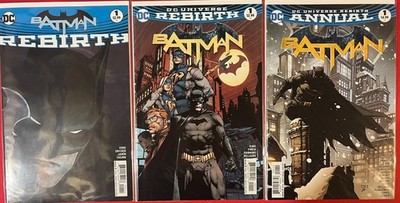 3-Batman Rebirth #1 Annual+ DC Comics 2016!