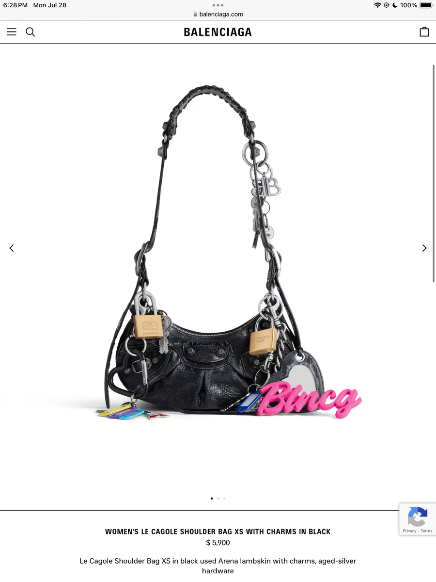 Discontinued] NWT! Balenciaga Le Cagole XS Shoulder Bag Used