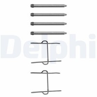 ZubehöRsatz Scheibenbremsbelag Delphi LX0081 FüR Peugeot Saxo S0 Ax S1 CitroËN 1