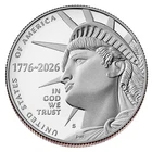 1776-2026-S Silver Proof SemiQ Enduring Liberty Half Dollar In Capsule