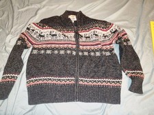 Vintage Tiara International Women's Large Christmas Sweater Cute Deer Elk