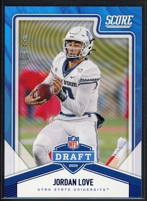 2020 Panini Score Jordan Love NFL Draft Rookie RC  /100