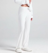 Skims Pajama Set Lounge Pants ONLY White NWT Women's Medium