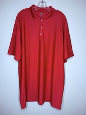 Nike Golf Red Performance Polo Textured Pattern Size XXL