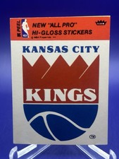 KANSAS CITY KINGS 1976-78 Fleer NBA Team STICKER (Red)