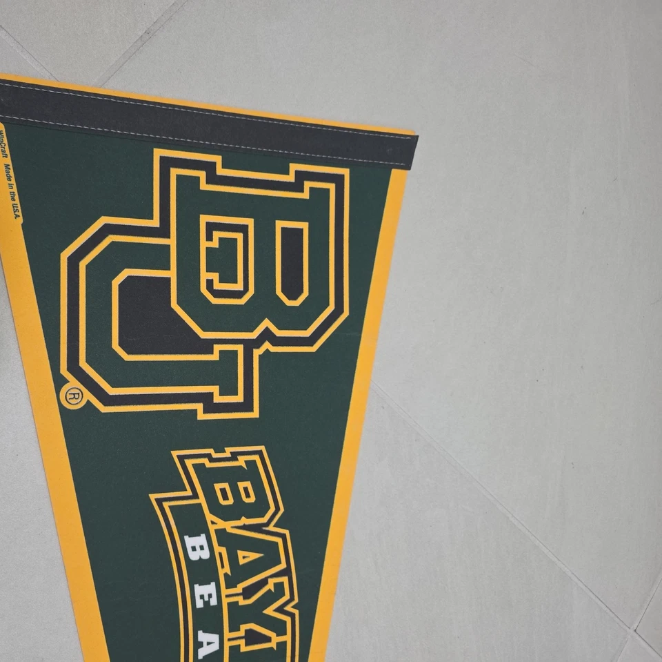 BAYLOR BEARS 12X30 RETRO NCAA VINTAGE FELT PENNANT 2/24/24 - Image 3 of 4