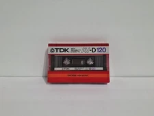 New TDK AV-D 120 vintage 1985 audio cassette blank tape sealed Made in Japan