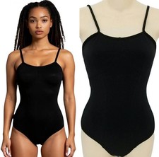 Lot of 10 Abstract BLACK Camisole Ballet Leotard 4-CM, 5-CL, 1-CXL Dance Costume